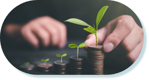 運用益が非課税再投資されます